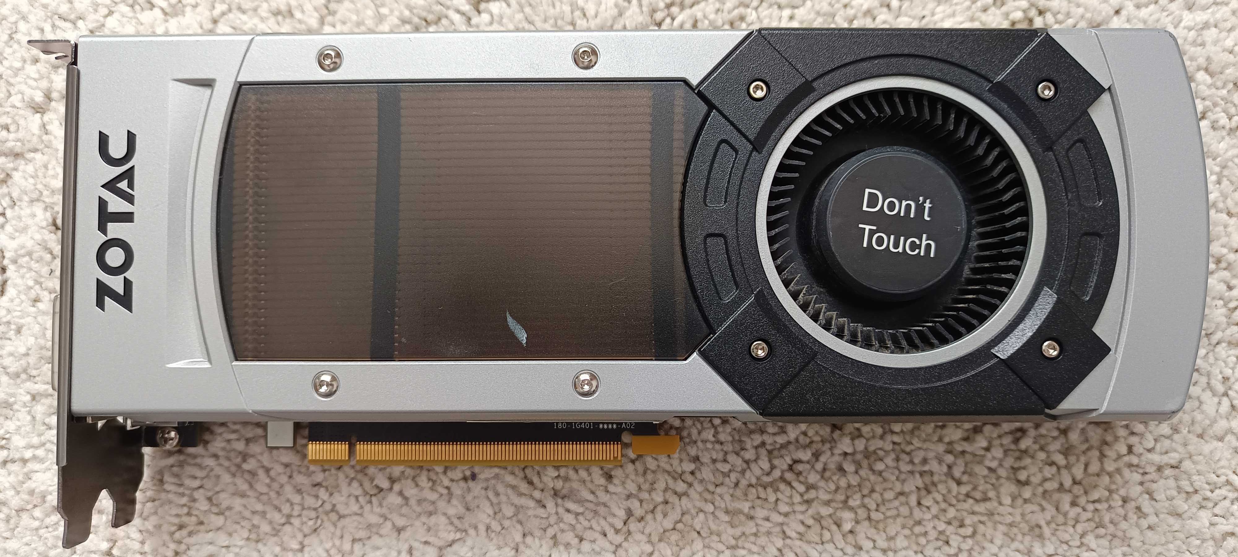 Placa video Gaming Zotac GTX 980 Founder edition Impecabila