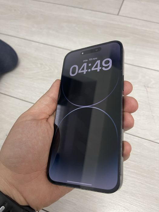 Iphone 14 pro max 128 gb black negru