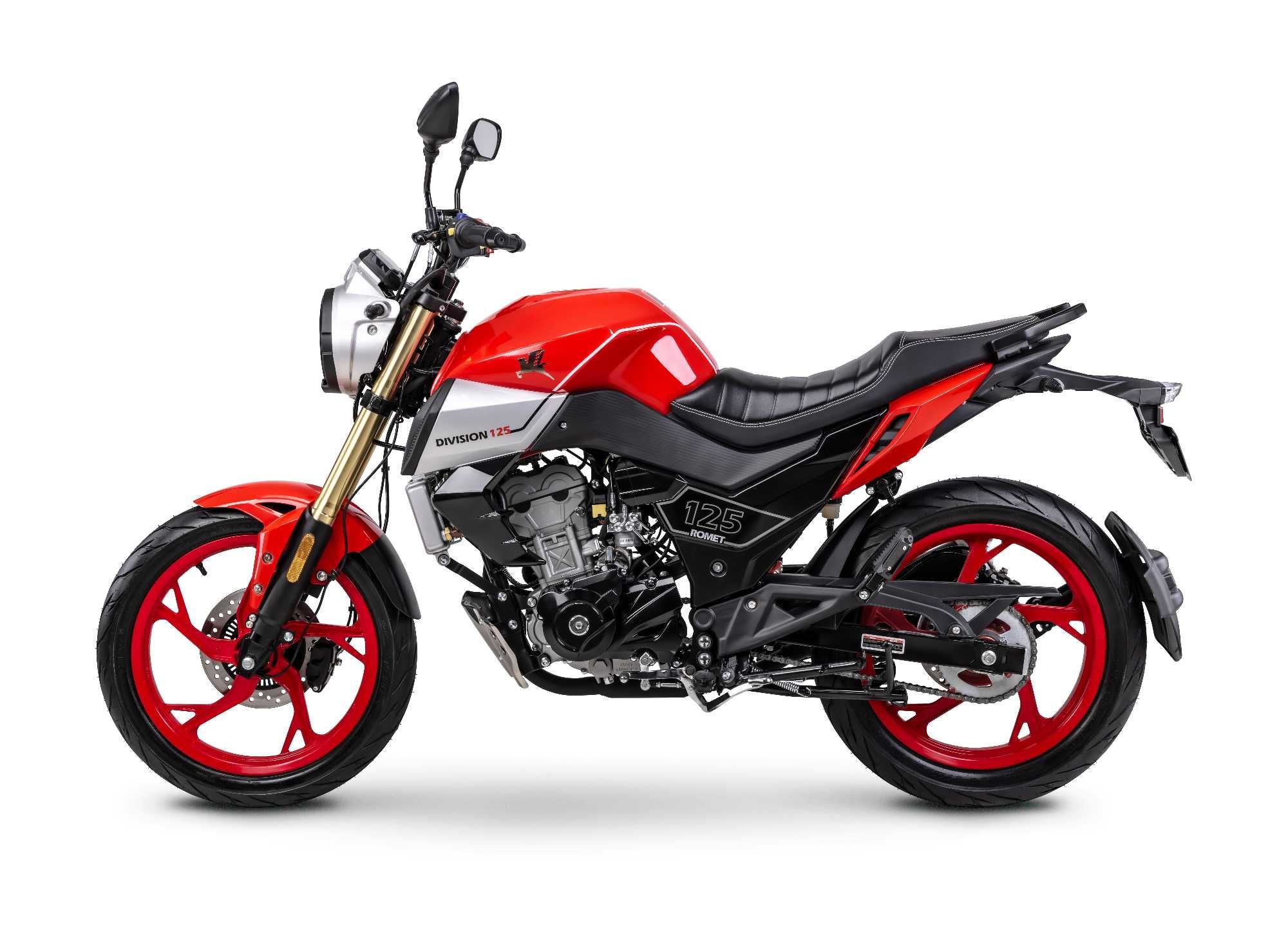 Motocicleta Romet Division 125cm3 rosu