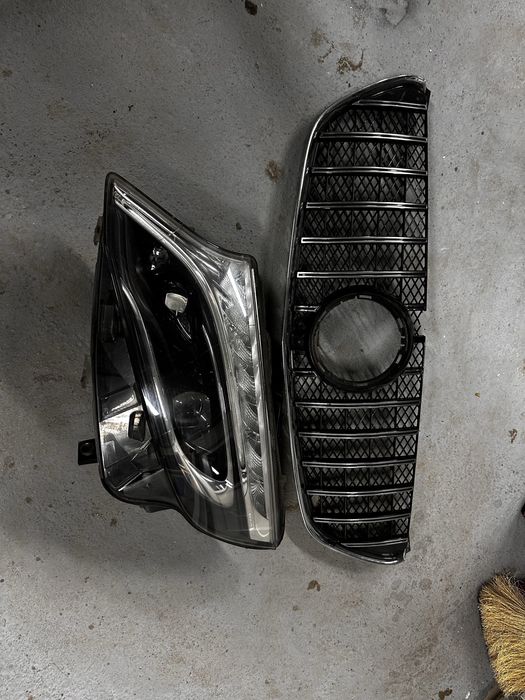 Far stânga full led.grilă radiator mercedes w447.vito.v class.