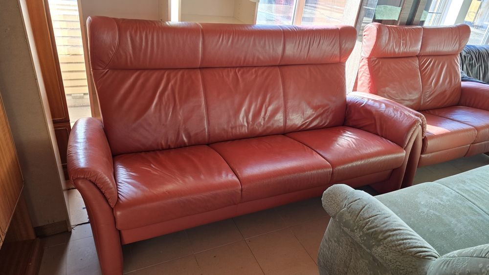 Set Canapele Piele Naturală