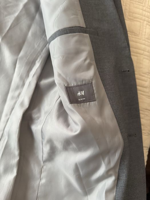 Sacou gri H&M slim fit