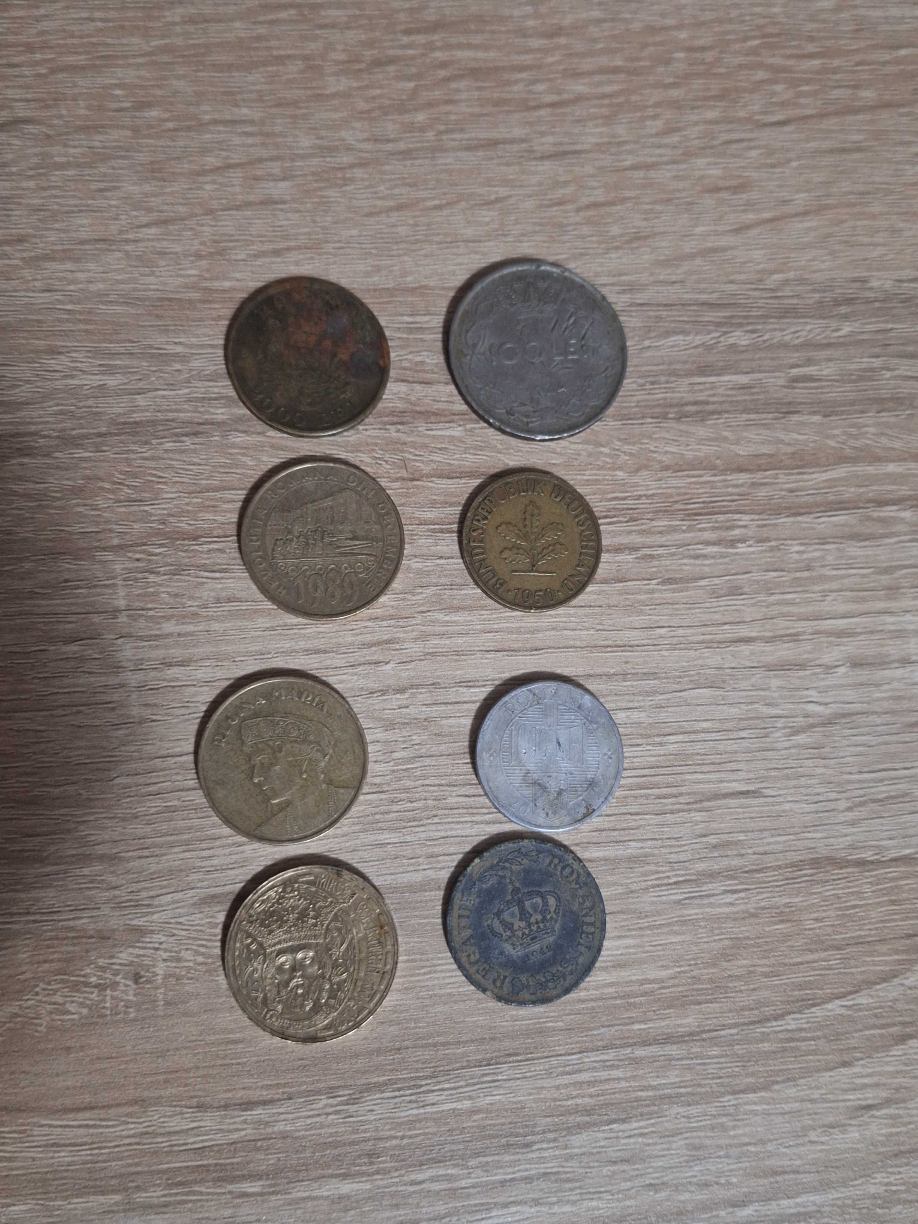 Monede colecție 8 bucați