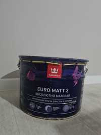 Краска Tikkurila Euro Matt 3 - 9 Литров