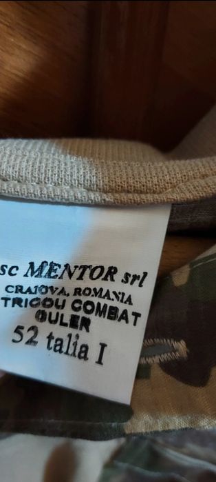 Tricou combat cu mânecă lunga si epoleți