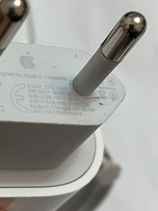 Incarcator si cablu Apple iPhone , iPad  Fast Charge 20W original