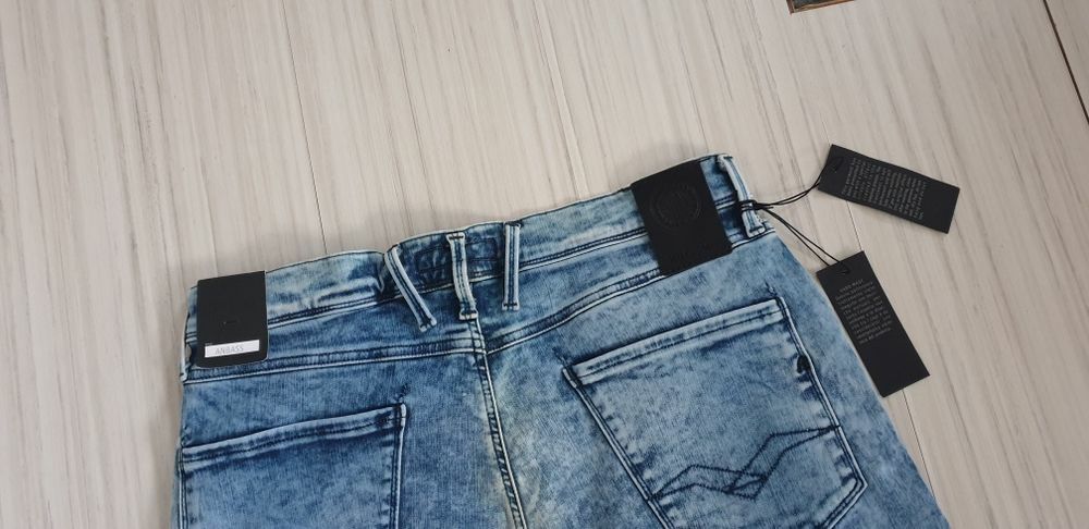 Replay Anbass Slim Fit Mens Size 34/32 НОВО! ОРИГИНАЛ! Мъжки Дънки!