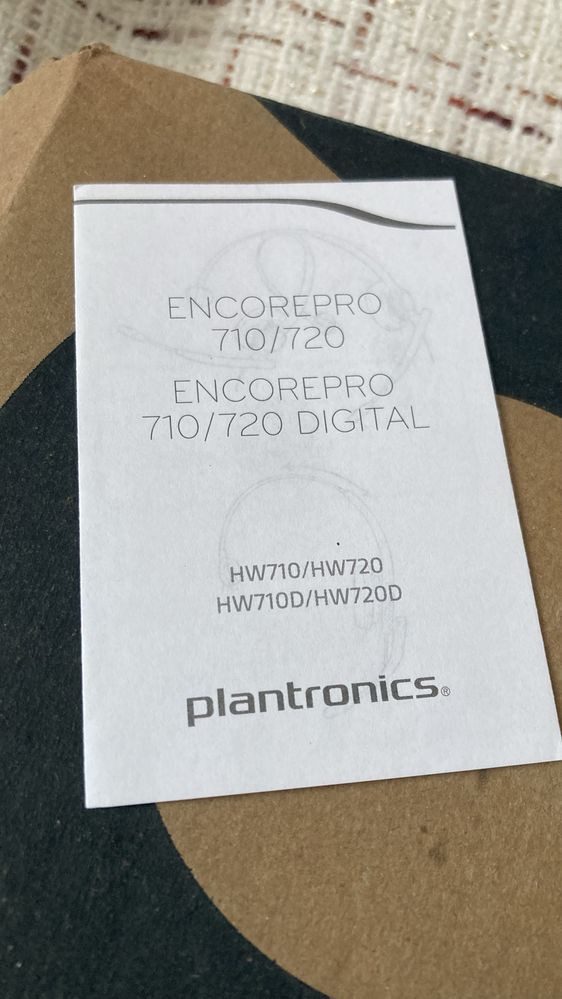 Plantronics HW710 Слушалки с микрофон