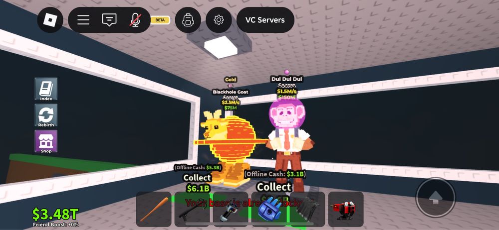 Продам всю базу steal a brainrot