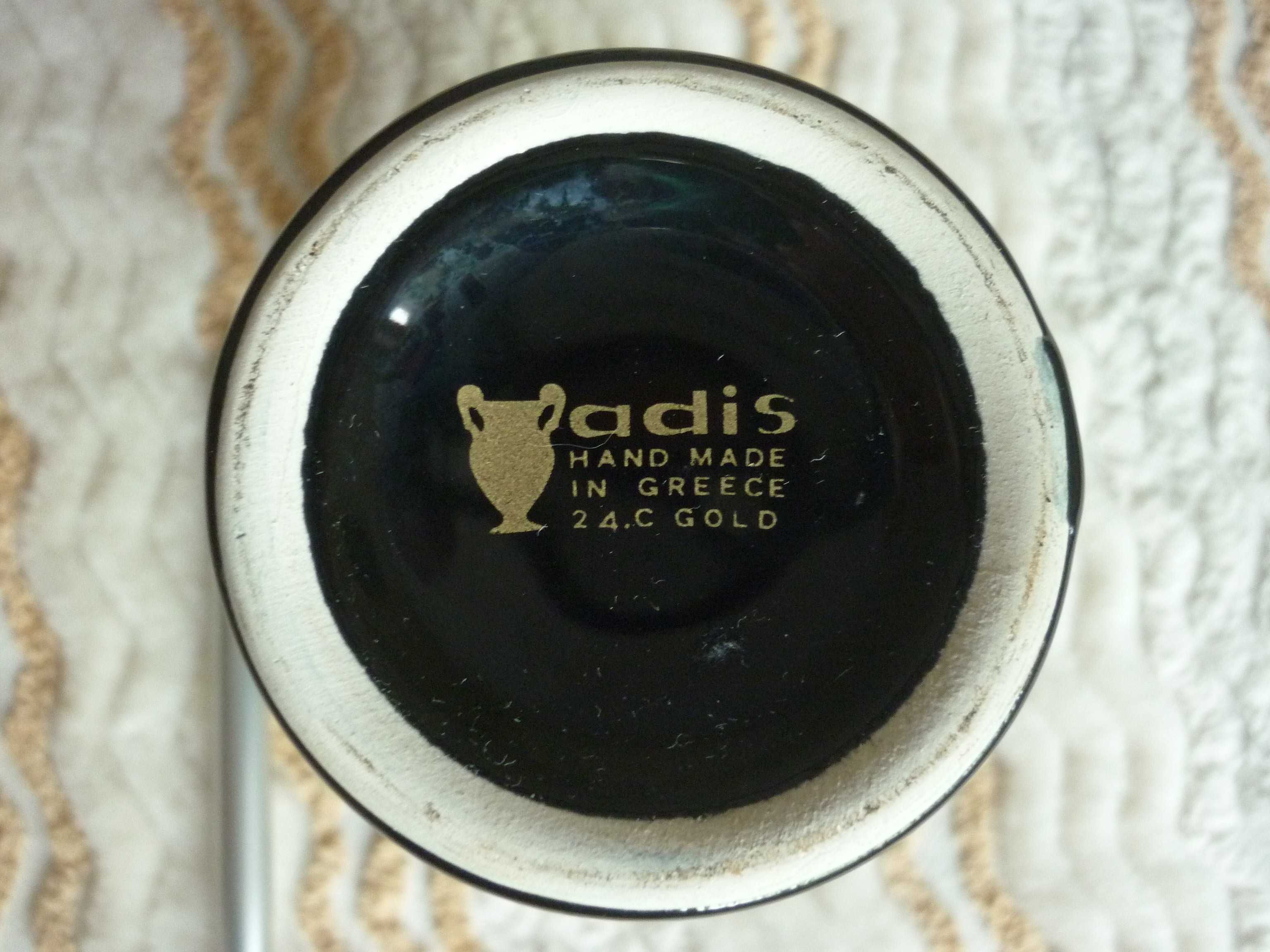 Гръцка ваза- Аdis Handmade in Greece 24.c gold