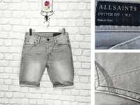 AllSaints Оригинални мъжки дънкени къси панталони размер 31