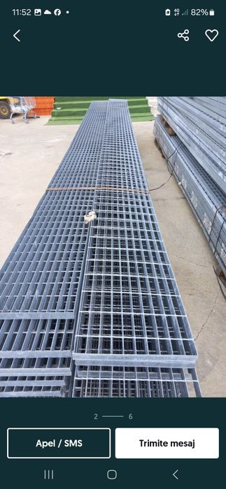 Grătare zincate pentru spălătorie