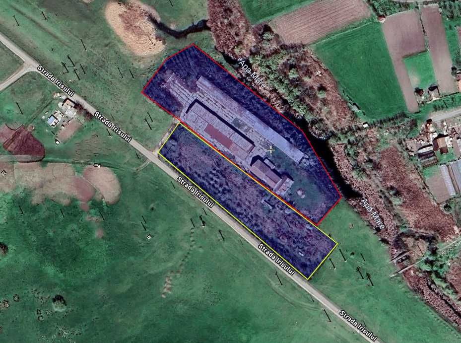 Teren 13.816 mp cu construcții și teren extravilan