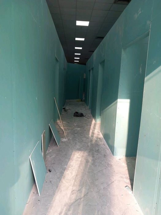 Gipsakarton tunuka fon  ishlari qilamiz.
Devor va patalok qilamiz.
Ish