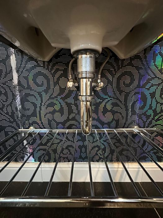 Lavoar Globo Paestum cu suport structura metalica cromată