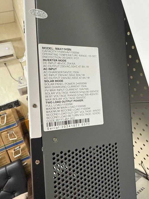 Hybrid TTN 11kw paralel ulanadi 6tagacha