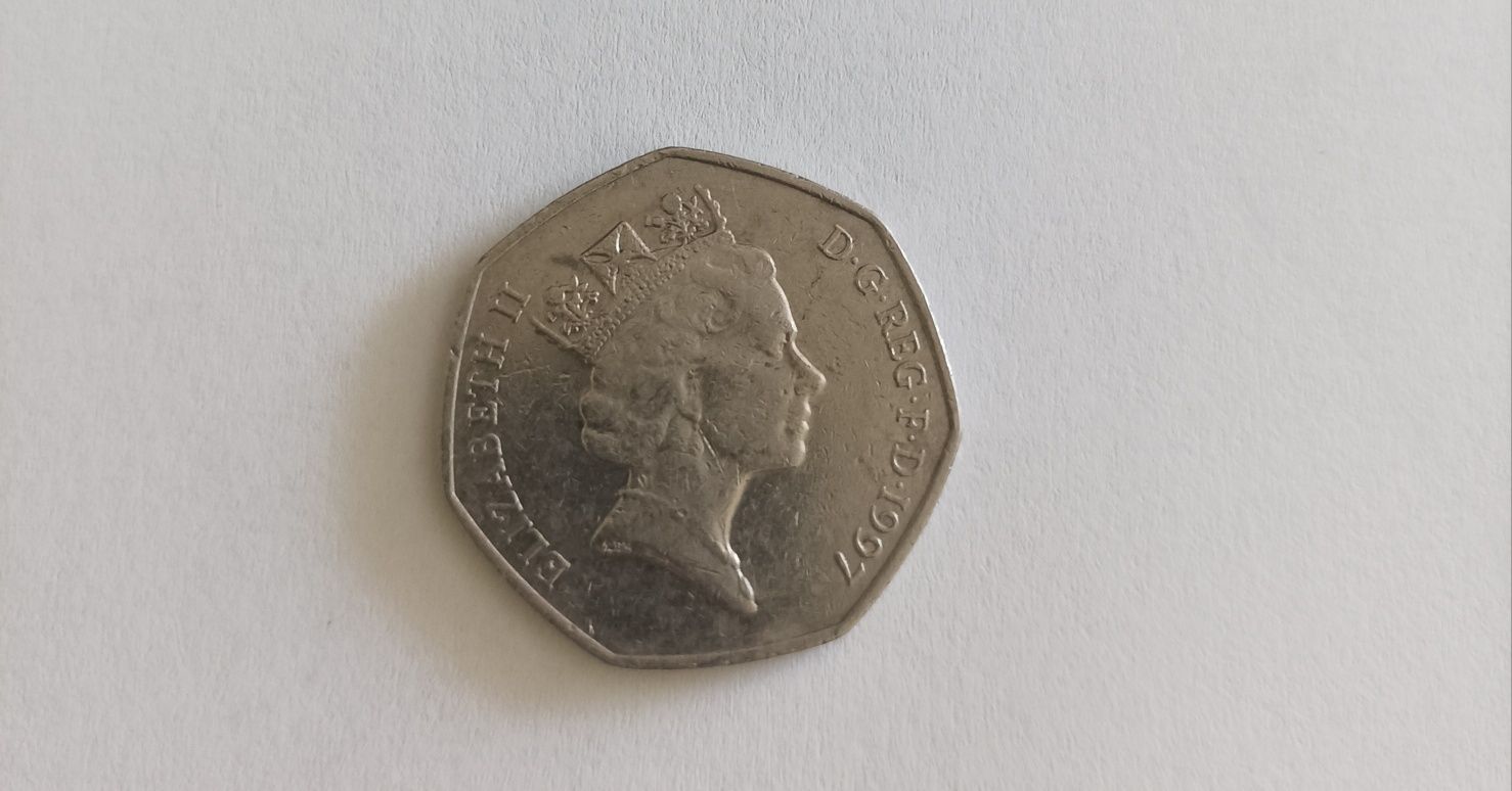 Monedă veche Elizabeth II