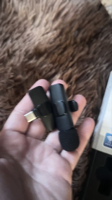 Петличный микрофон бу два раза