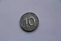 Монета 10 пфенинга ГДР 1953г.