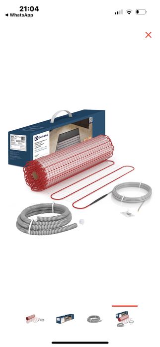 Electrolux теплый пол 5кв м с терморегулятором