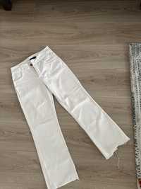Jeans albi Franco Ferri marimea S