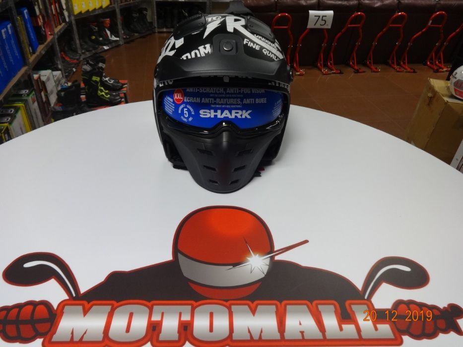 Shark x-drak каска мото off-road чопър рокер размери m l xl xxl нови