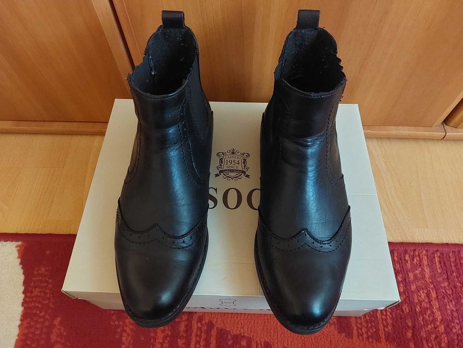 Botine negre Lasocki