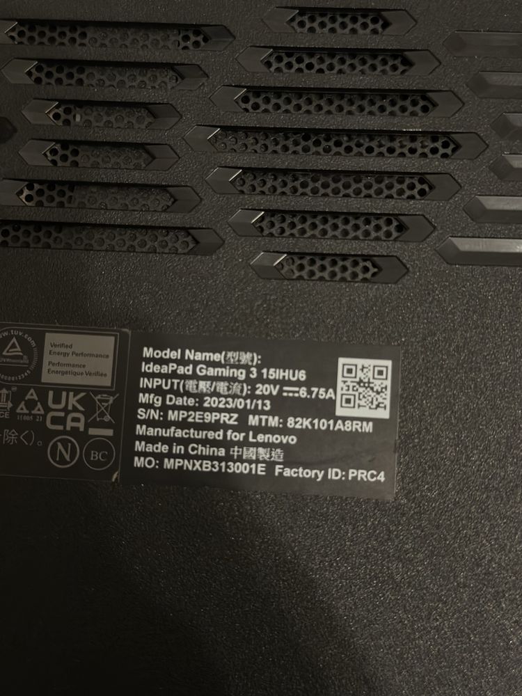 Laptop Gaming i5-11320H / 1650 4GB / 8 GB RAM