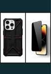 Husa UAG Monarh Carbon Black  pentru iPhone 13 Pro.