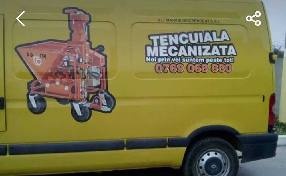 Tencuiala mecanizata Bucuresti si împrejurimi