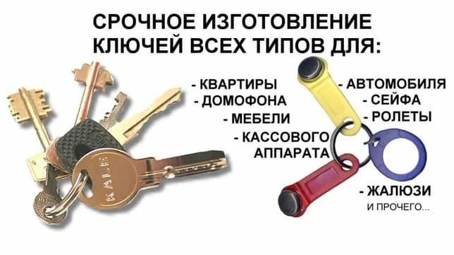 Изготовление ключей и домофонов Замки. Ключи. суббота и воскресение ра