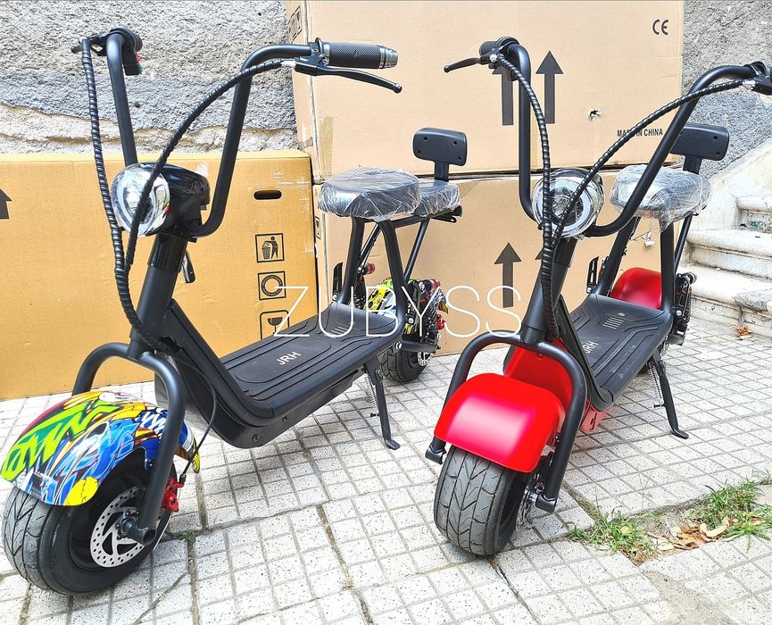 Scuter Electric Harley Mini 800W 40kmh 10Ah 48V Model Nou