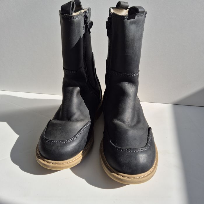 Cizme WHEAT 29-30 piele, căptușite cu lâna Chelsea Sonni Tex