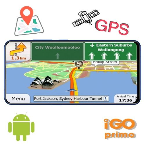 IGO navigation инсталационен диск + карти за Android мултимедии