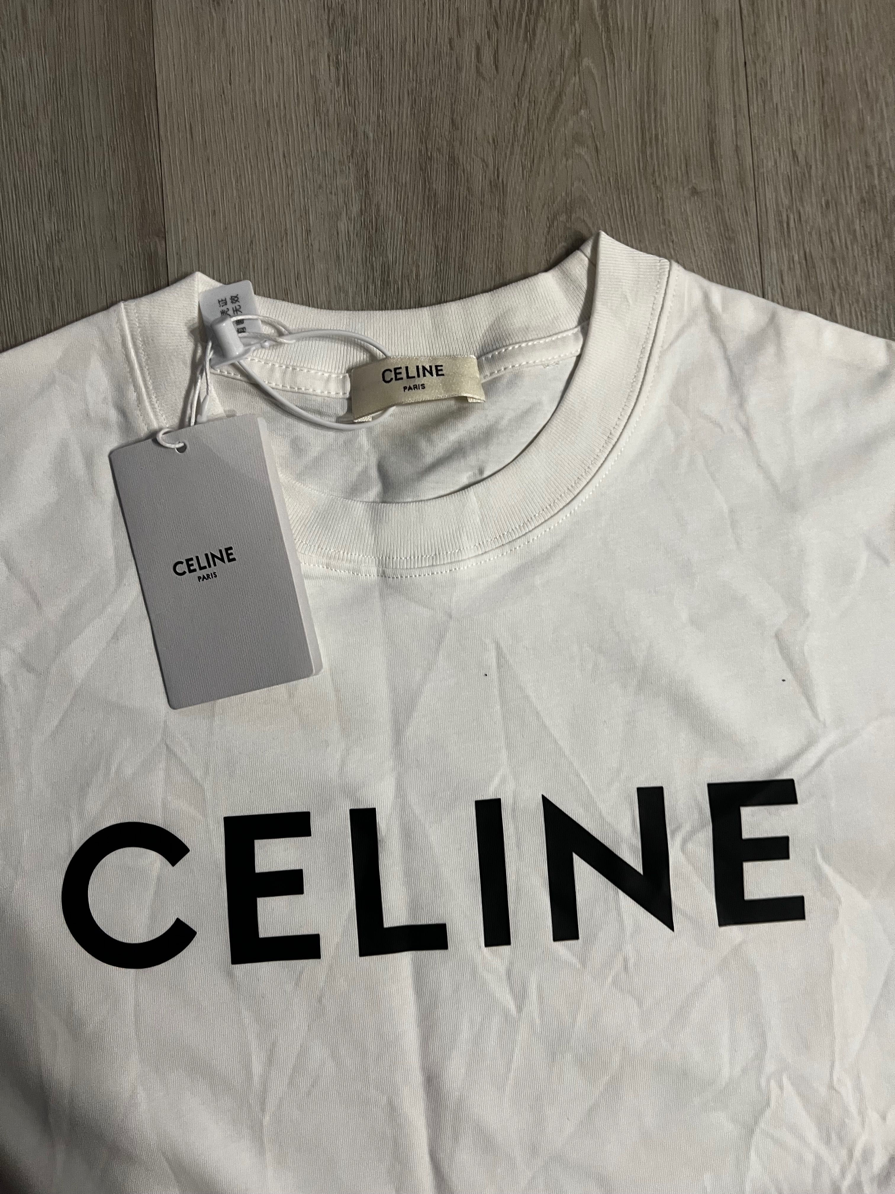 Tricou Celine alb