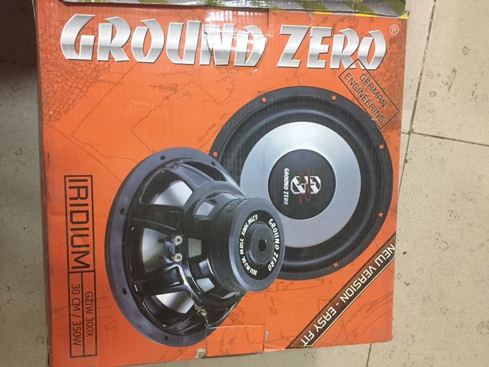 Сабвуфер Ground zero