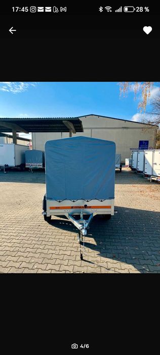 Remorca cu axa dubla