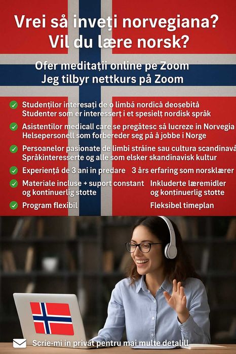 Vrei să înveți norvegiana? / Vil du lære norsk?