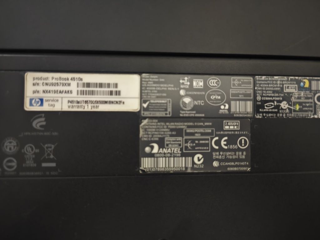 Лаптоп HP Probook 4510s