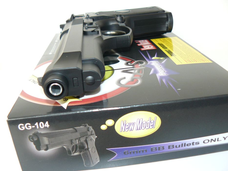 Pistol Airsoft BERETTA ST92F N STTI Pe GreenGAS GG104 NBB Nou In Cutie