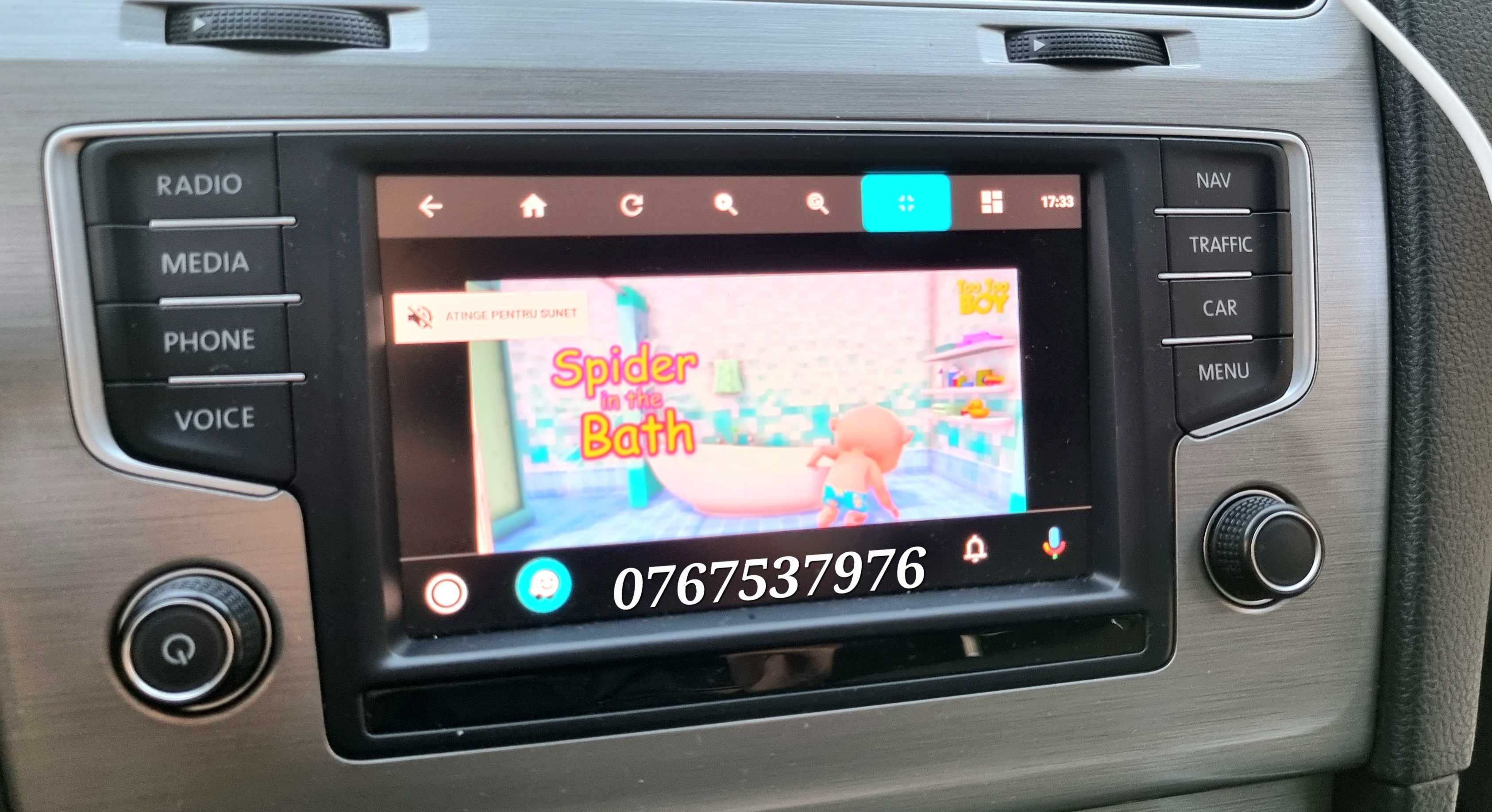 AppConnect Waze Apple CarPlay/Android Auto Volkswagen Golf 7,Passat B8