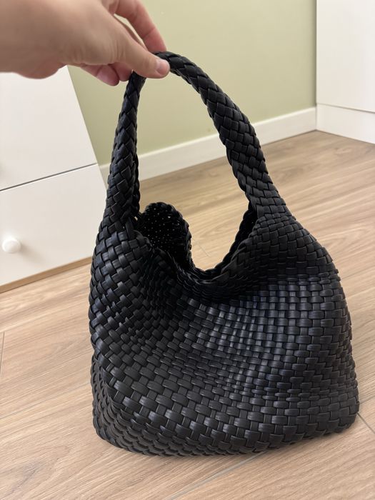 Сумка плетеная  lime