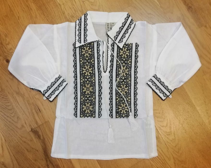 Ie baiat motive tradiționale din bumbac de la 0 la 16 anișori