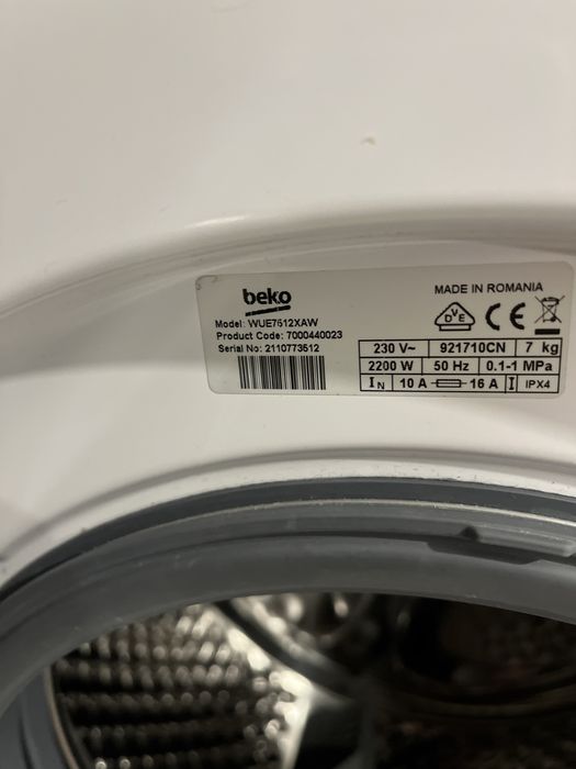 Masina de spalat Beko 7Kg Slim
