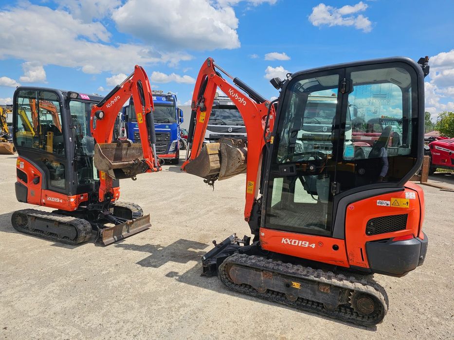 Kubota Kx019-4 miniexcavator compact mini buldo excavator Stare perfecta 3cupe