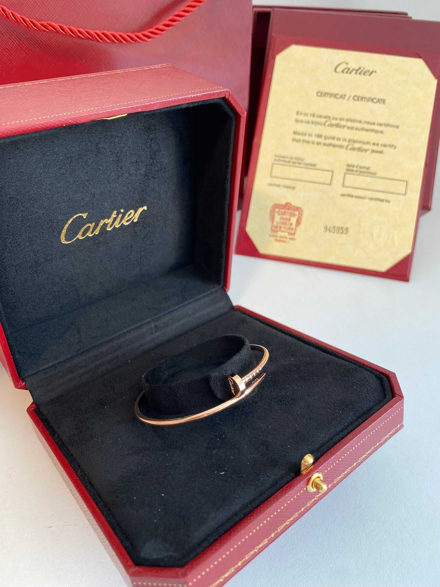 Brățară Cartier Juste un Clou Small 15 Rose Gold 24K cu cutie