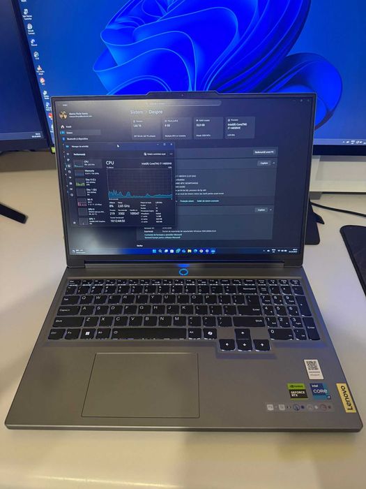 Laptop Lenovo Legion 5 15IRX9 i7-14650HX 32GB RTX 4070 2TB - Garantie