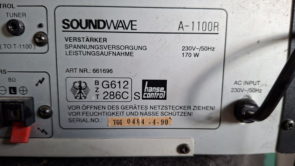Усилватели Soundwave A1100R и Torque T100GA