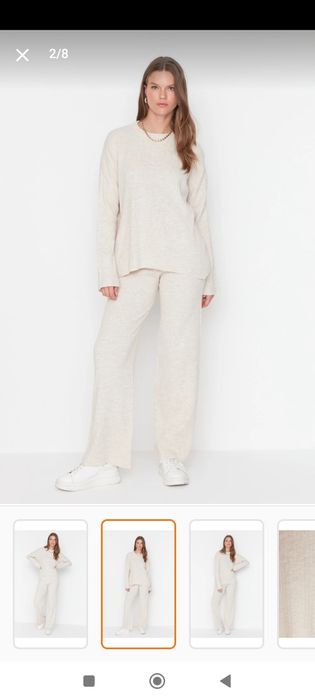 Дамски плетен екип