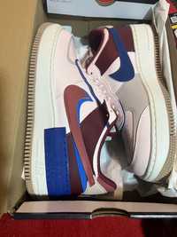 Nike Air Force 1 Shadow Trainers Soft Pink 41-42